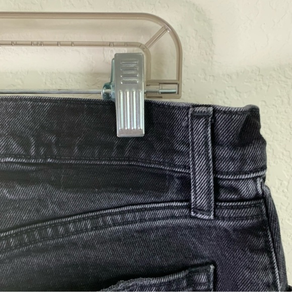 Abercrombie & fitch womens charcoal the 90s baggy low rise button fly jeans 10 - Picture 8 of 10